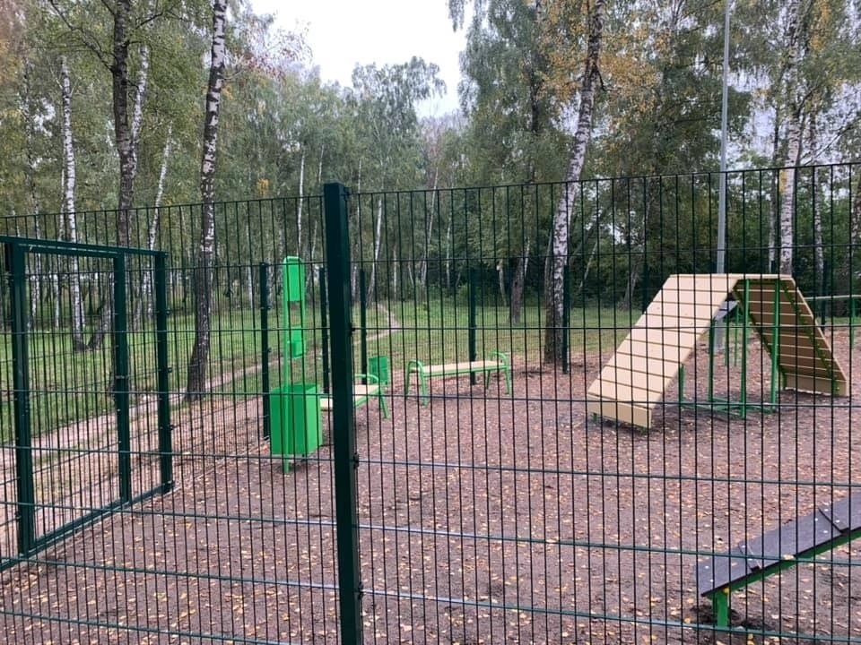Майданчик для вигулу собак у Березовому Гаю 