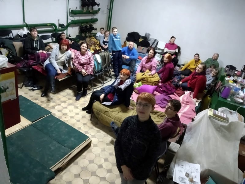 В теплопункті музею облаштували сховище, де перебував колектив та місцеві жителі 