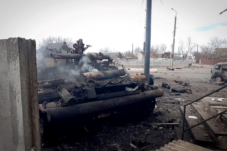 Техніка росіян, розбита українськими захисниками 