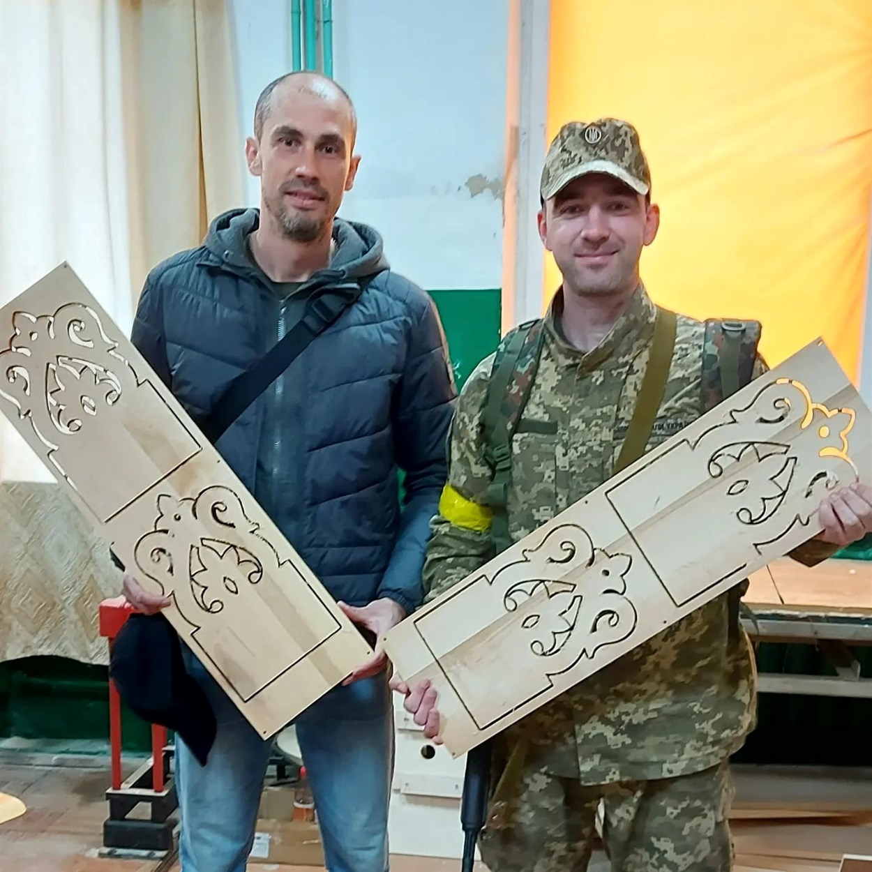Автор проєкту захищає Україну від ворога і не забуває про захист краси міста