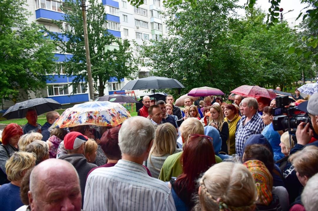 Під час зустрічі з жителями мікрорайону Ремзавод