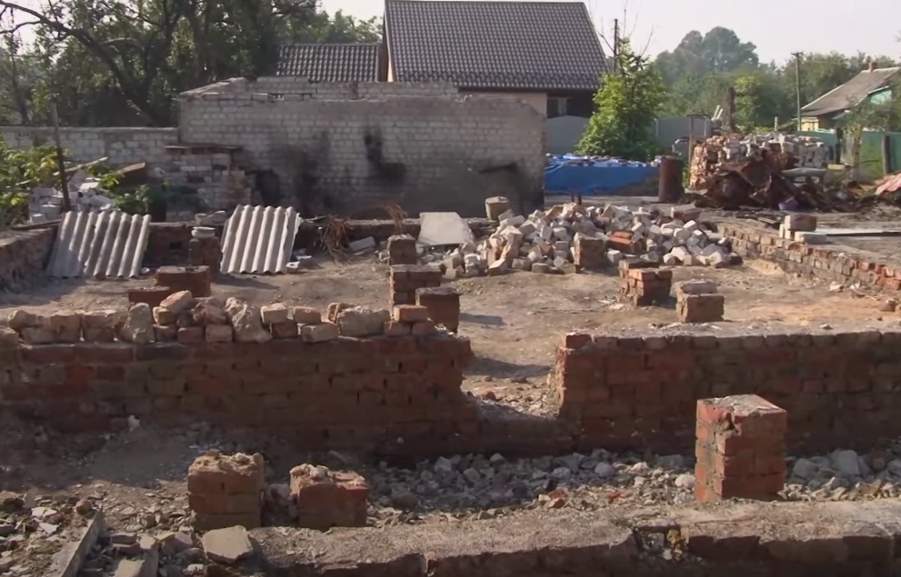 Зруйнований будинок Надії Піддубної