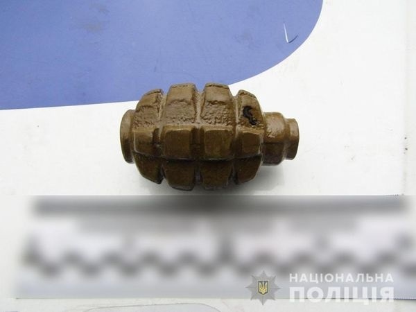 Чернігівець носив з собою гранату
