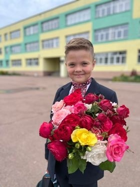 Першокласник Богдан зайняв третє місце