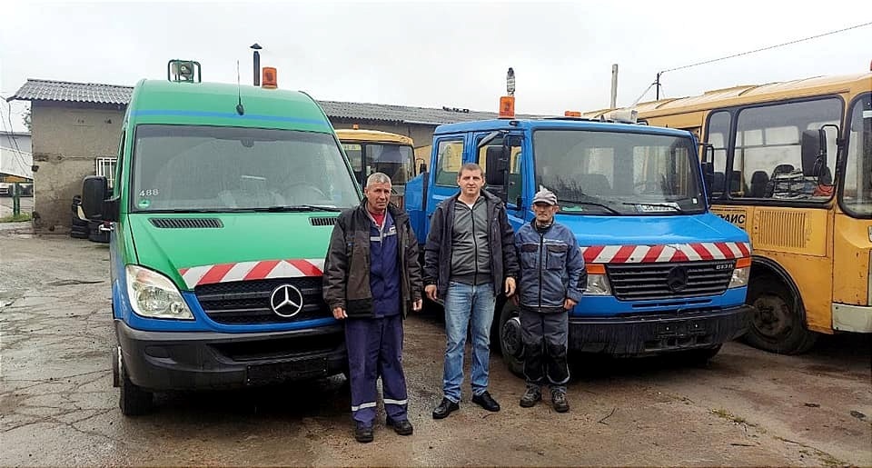 З Німеччини надійшло два вантажні автомобілі