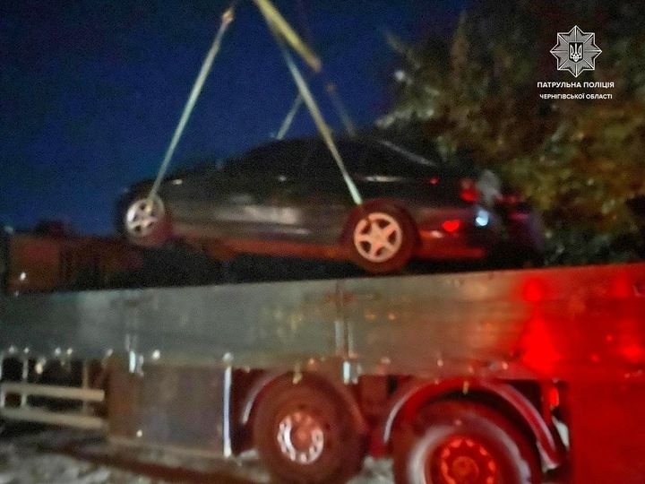 Автівка доправлдена на арештмайданчик