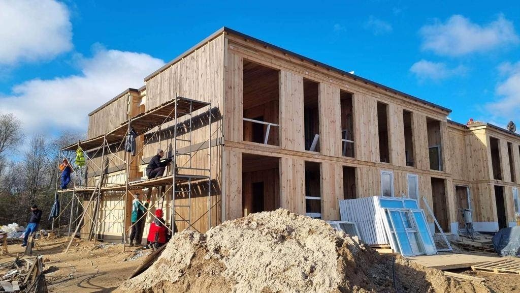 Будівництво містечка для чернігівців, які втратили житло