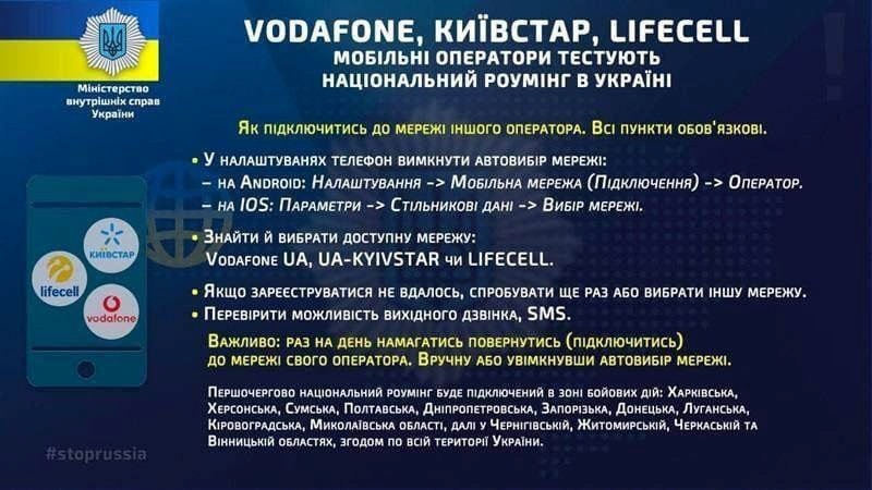 Як підключитись до національного роумінгу