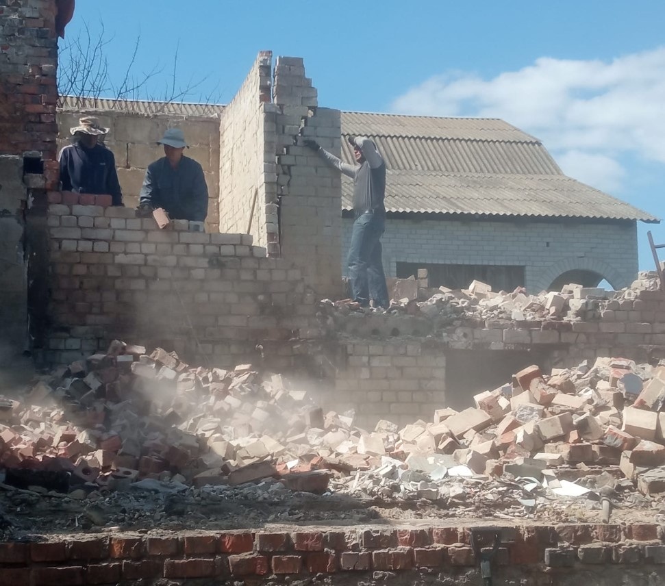 Спілка добровольців “Бо можемо” відновлює у Чернігову перші будинки, 25.05.2023