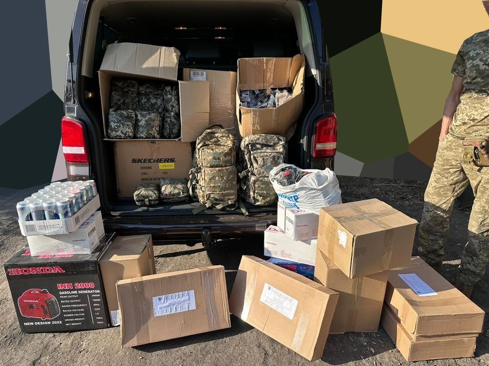 Надані речі військовим з 1-ої окремої танкової Сіверської бригади