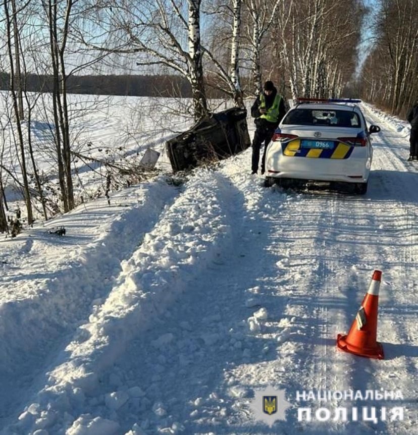 Місце ДТП в Корюківському районі